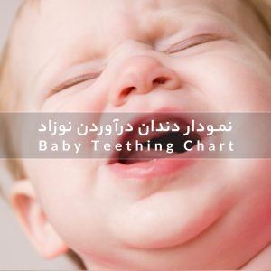 نمودار دندان درآوردن نوزاد